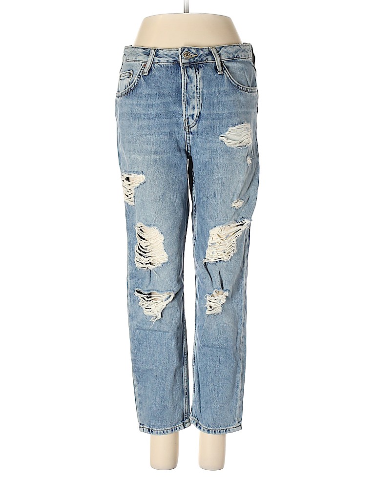 Topshop 100% Cotton Blue Jeans Size 26 waist - photo 1