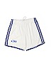Adidas 100% Polyester Solid White Athletic Shorts Size 10 - photo 1