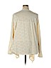 Maria Gabrielle 100% Polyester Ivory Cardigan Size 2X - photo 2