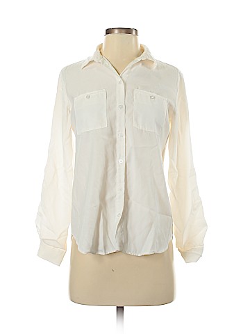 Ann Taylor LOFT Outlet Long Sleeve Button-Down Shirt (view 1)