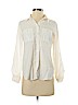 Ann Taylor LOFT Outlet 100% Lyocell Ivory Long Sleeve Button-Down Shirt Size S (petite) - photo 1