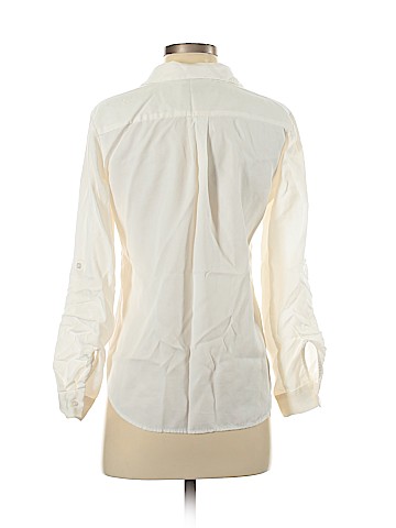 Ann Taylor LOFT Outlet Long Sleeve Button-Down Shirt (view 2)