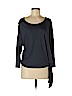 7 For All Mankind Blue 3/4 Sleeve Top Size M - photo 1