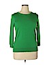 J. Crew Factory Store 100% Merino Wool Green Wool Pullover Sweater Size XL - photo 1