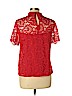 Laundry by Shelli Segal 100% Polyester Red Short Sleeve Blouse Size L - photo 2