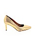 Naturalizer 100% Leather Gold Heels Size 7 - photo 1