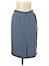 Armani Collezioni 100% Virgin Wool Blue Wool Skirt Size 10 - photo 2