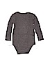 Carter's 100% Cotton Gray Long Sleeve Onesie 12-18 MO / 18 MO - photo 2