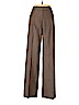 Brunello Cucinelli 100% Wool Brown Wool Pants Size 6 - photo 1