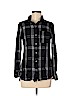 Kenneth Cole Collection 100% Rayon Black Long Sleeve Button-Down Shirt Size M - photo 1