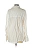 Zara 100% Linen White Long Sleeve Blouse Size S - photo 2