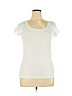 Carole Little White Short Sleeve T-Shirt Size XL - photo 1