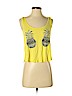 Charlotte Russe 100% Rayon Yellow Sleeveless Top Size S - photo 1