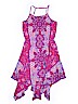 The Children's Place 100% Polyester Print Purple Dress Size XL (kids) - photo 1