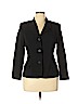 Fundamental Things 100% Polyester Black Blazer Size 12 (petite) - photo 1