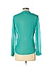 Banana Republic Factory Store 100% Polyester Green Long Sleeve Blouse Size XS (petite) - photo 2