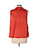 Ann Taylor LOFT 100% Polyester Orange Sleeveless Blouse Size L (petite) - photo 2