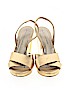 Diane von Furstenberg Gold Heels Size 9 1/2 - photo 2