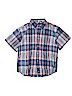 Gap 100% Cotton Blue Short Sleeve Button-Down Shirt Size M (kids) - photo 1