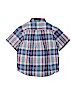 Gap 100% Cotton Blue Short Sleeve Button-Down Shirt Size M (kids) - photo 2