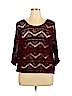 Jeans By Buffalo Burgundy Pullover Sweater Size XL (petite) - photo 1