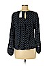 Hollister 100% Rayon Blue Long Sleeve Blouse Size M - photo 2