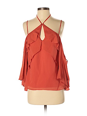 Intermix 3/4 Sleeve Silk Top (view 1)