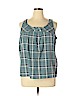 a.n.a. A New Approach 100% Cotton Blue Sleeveless Top Size XL (petite) - photo 1