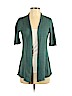 Eileen Fisher 100% Linen Green Cardigan Size S (petite) - photo 1