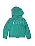 Gap Kids 100% Polyester Teal Fleece Jacket Size 6 - 7 - photo 1