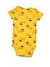 Carter's 100% Cotton Yellow Short Sleeve Onesie 12-18 MO / 18 MO - photo 2
