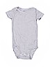 Carter's 100% Cotton White Short Sleeve Onesie 12-18 MO / 18 MO - photo 1