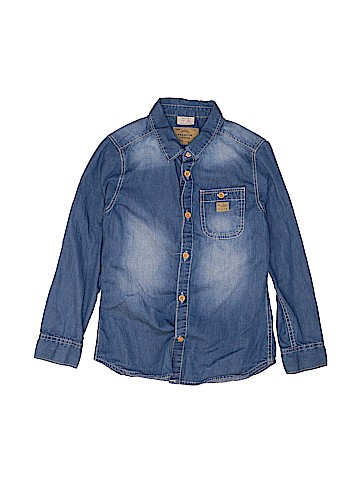 Zara Short Sleeve Button-Down Shirt (view 1)