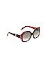 Zac Posen Solid Burgundy Sunglasses One size - photo 1