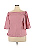 Banana Republic 100% Cotton Red 3/4 Sleeve Blouse Size XL - photo 1