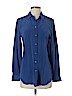 Equipment 100% Silk Blue Long Sleeve Button-Down Shirt Size XS - photo 1