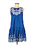 Meadow Rue 100% Cotton Blue Casual Dress Size 4 (petite) - photo 1