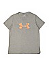 Under Armour Gray Active T-Shirt Size L (youth) - photo 1