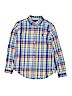 Ralph Lauren 100% Cotton Blue Long Sleeve Button-Down Shirt Size 16 - photo 1