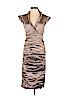 Nicole Miller Tan Cocktail Dress Size 0 - photo 1