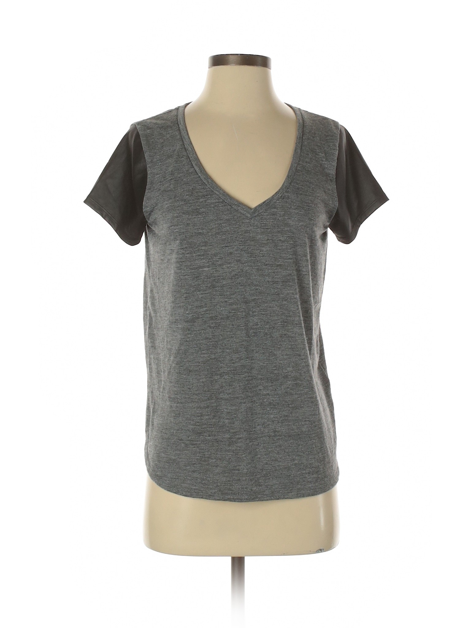 Assorted Brands Women Gray Short Sleeve Top S | eBay