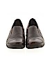 Clarks 100% Leather Brown Flats Size 8 - photo 2