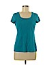 Ann Taylor LOFT Blue Short Sleeve T-Shirt Size M (petite) - photo 1