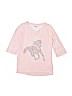 Mudd Graphic Pink Short Sleeve Top Size 12 - photo 1