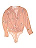 Astr 100% Polyester Tan Bodysuit Size S - photo 1