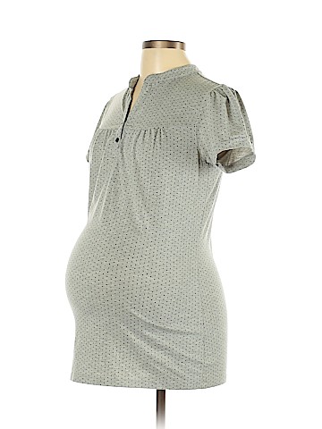 Liz Lange Maternity for Target Short Sleeve Henley (view 1)