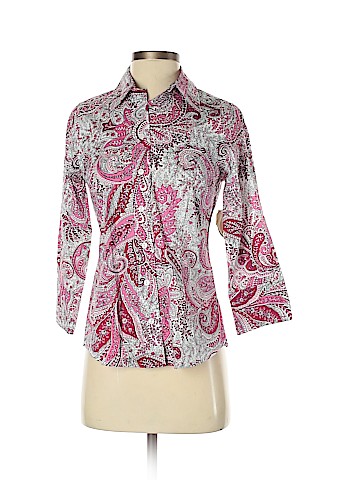 Coldwater Creek 3/4 Sleeve Button-Down Shirt (view 1)