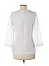 Laundry by Shelli Segal White Long Sleeve Top Size M - photo 2