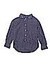 Gap Kids 100% Cotton Plaid Blue Long Sleeve Button-Down Shirt Size 7 - 8 - photo 1