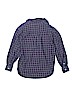 Gap Kids 100% Cotton Plaid Blue Long Sleeve Button-Down Shirt Size 7 - 8 - photo 2